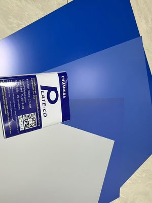 Stampa liscia piastra CTP a singolo strato con temperatura di sviluppo 20-25 C e spessore della piastra 0,15-0,30 mm