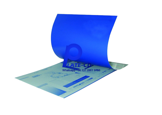 100000-200000 il piatto UV Processless delle stampe PCT placca lo spessore di 0.15-0.3mm