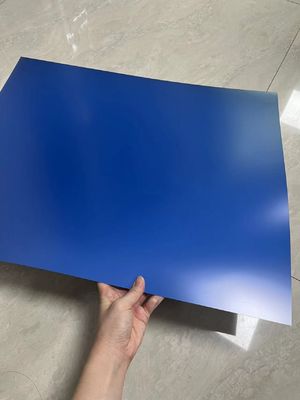 Placca CTP termica con rivestimento blu con larghezza massima della bobina di 1350 mm per 350000 stampe