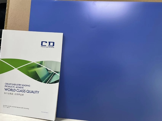 0.15-0.30mm CTP Placca di stampa Blu Single Coat 18 mesi