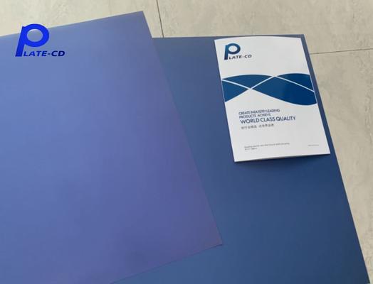 Piastre di stampa CTCP positive con energia laser 120-140mJ/cm2 e energia di esposizione 50-85mJ/cm2 per 60000-80000 stampe