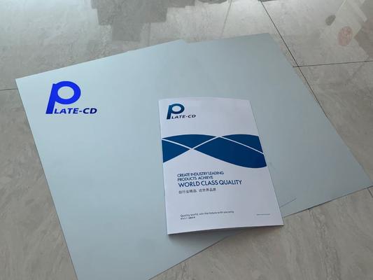 Piastre di stampa senza processo Piastra CTP senza sviluppatore 0,15 mm / 0,30 mm Spessore 1350 mm Larghezza massima della bobina